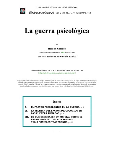 La Guerra Psicológica