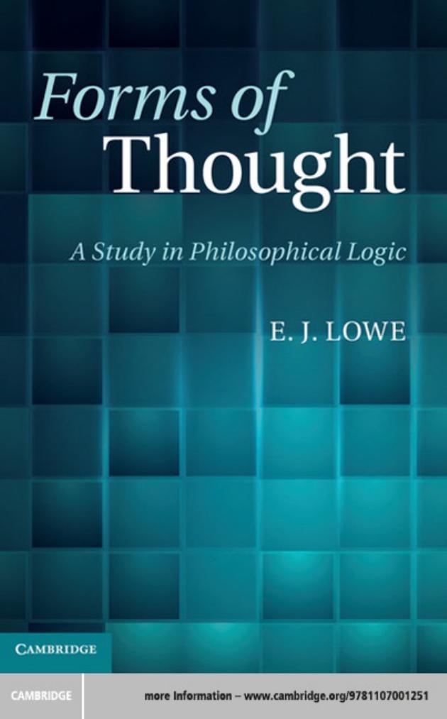 Forms of Thought: A Study in Philosophical Logic