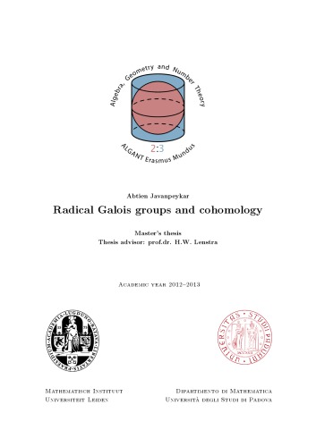 Radical Galois groups and cohomology