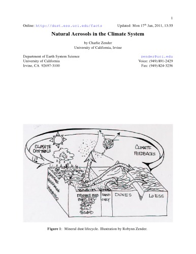 Natural Aerosols in the Climate System