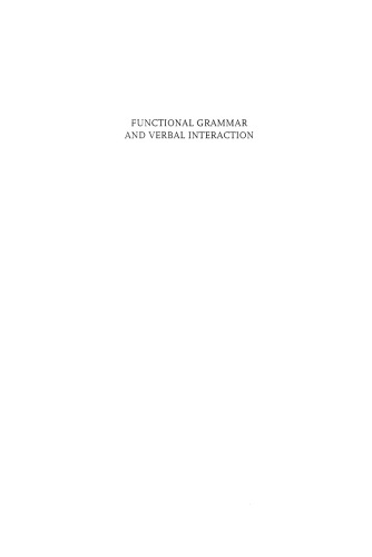 Functional Grammar and Verbal Interaction