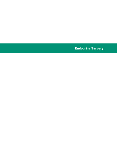 Endocrine Surgery