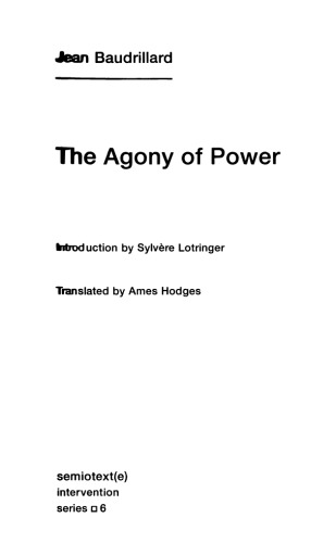 The Agony of Power