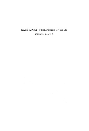 Marx-Engels-Werke (MEW) - Band 6 (Nov 1848 - Juli 1849)