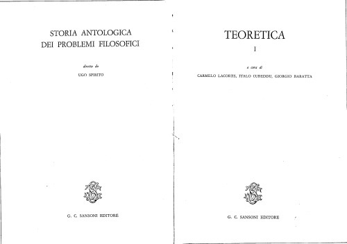 Teoretica I
