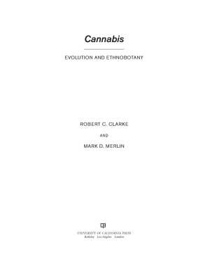 Cannabis  Evolution and Ethnobotany
