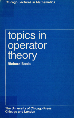 Topics in Operator Theory