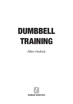 Dumbbell Training