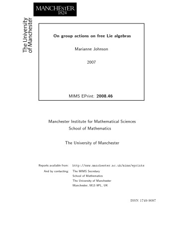 On group actions on free Lie algebras