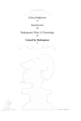 Coined by Shakespeare: Words and Meanings First Penned by the Bard