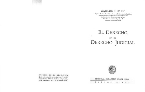 El derecho en el Derecho Judicial