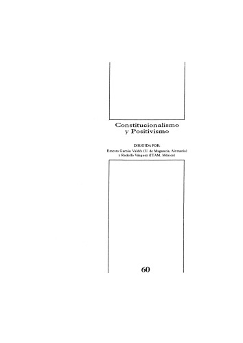 Constitucionalismo y positivismo