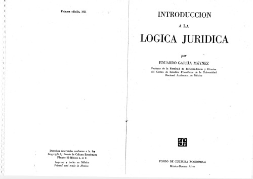 Introducción a la lógica jurídica