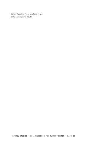 Kritische Theorie heute