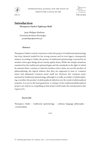 The Legacy of Thompson Clarke