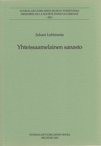 Yhteissaamelainen sanasto