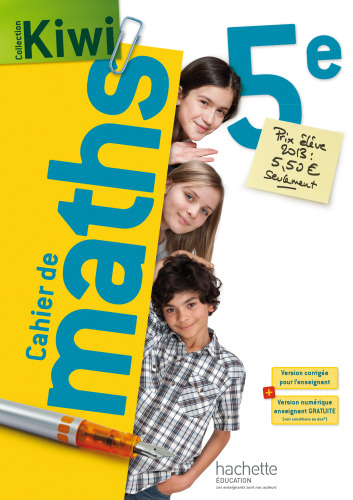 Cahier de maths 5e