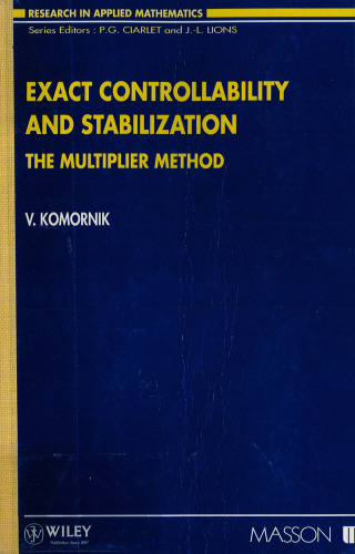 Exact Controllability and Stabilization: The Multiplier Method