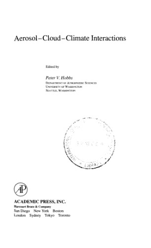 Aerosol--cloud--climate interactions