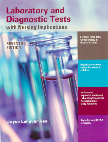 Laboratory and Diagnostic Tests with Nursing Implications