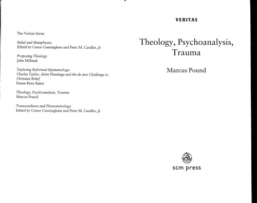 Theology, Psychoanalysis, Trauma