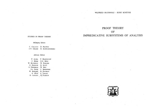 Proof Theory of Impredicative Subsystems of Analysis