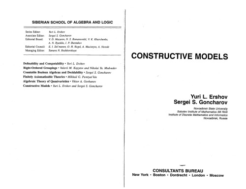 Constructive Models