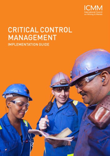 Critical control management : implementation guide