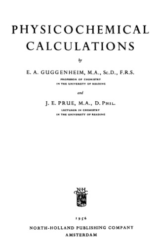 Physicochemical calculations