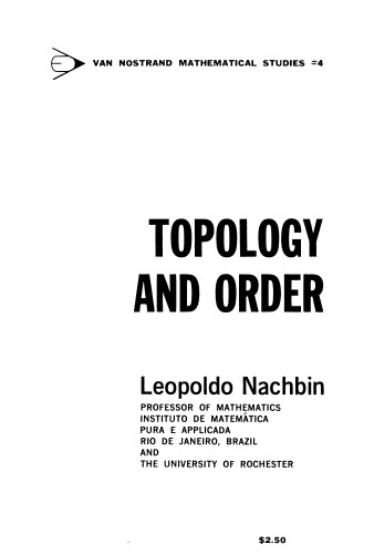Topology and order