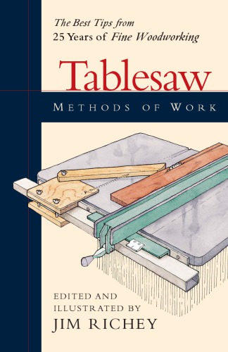 Methods of work : tablesaw;the best tips from 25 years of fine woodworking