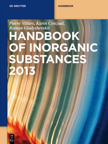 Inorganic substances bibliography 2013 Volume 3, Ac-H-O-P-- H-K-Na-Nb-O-Si-Th-Ti-Y-Zr