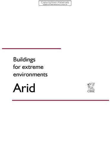 Buildings for extreme environments. Arid