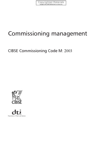 Commissioning Code M: Commissioning Management