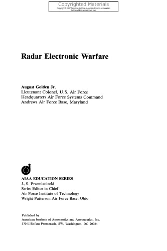 Radar electronic warfare