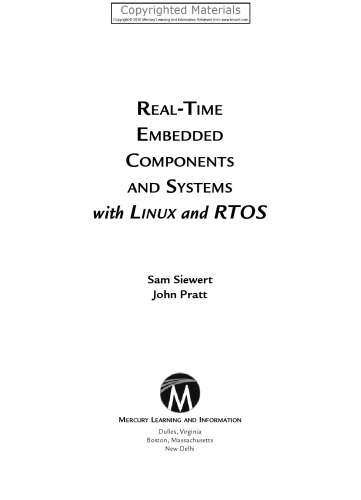 Real-time embedded components and systems : with Linux and RTOS