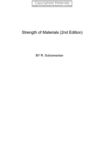 Strength of materials