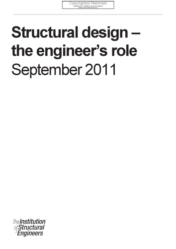 Structural design : the engineer's role