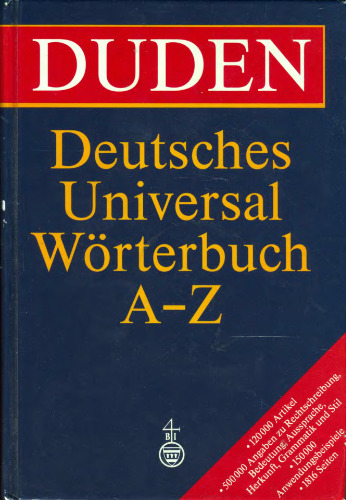 Duden: Deutsches Universal Worterbuch A-Z