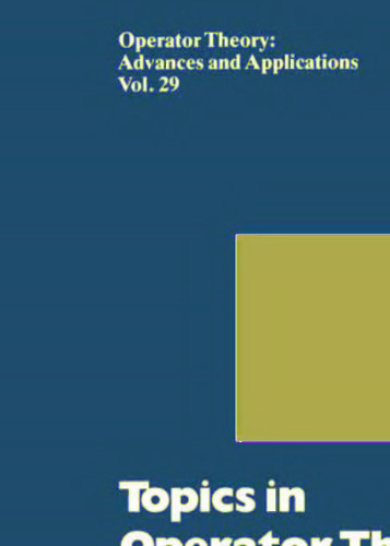 Topics in operator theory and interpolation : essays dedicated to M.S. Livsic on the occasion of his 70th birthday