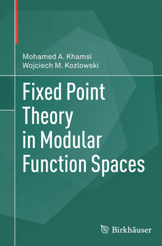 Fixed point theory in modular function spaces