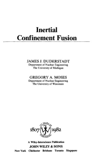 Inertial confinement fusion