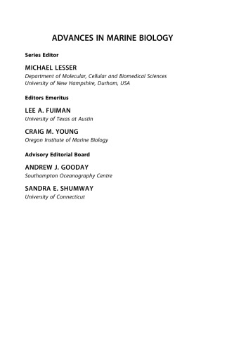 Advances in Marine Biology