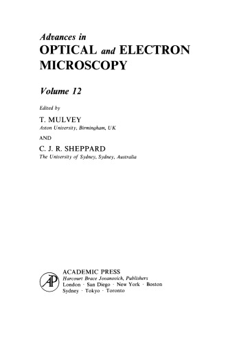 Advances in optical and electron microscopy