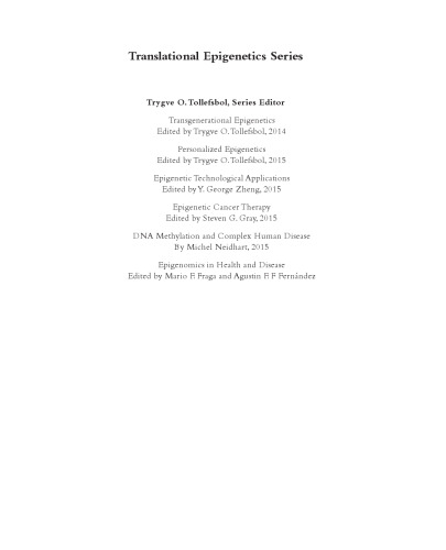 Epigenetic Gene Expression and Regulation