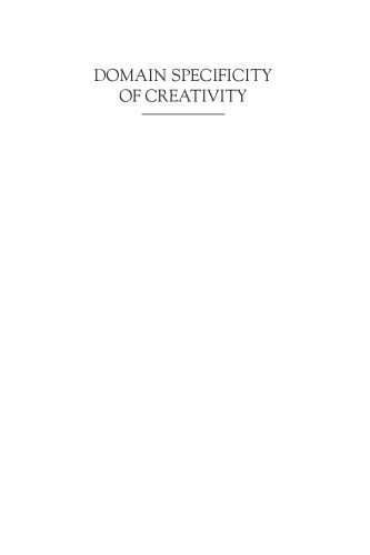 Domain Specificity of Creativity
