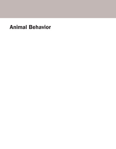Animal Behavior, Second Edition