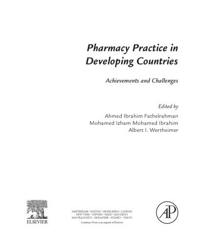 Pharmacy practice in Developing Countries : achievements and challenges