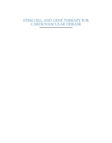 Stem Cell and Gene Therapy for Cardiovascular Disease