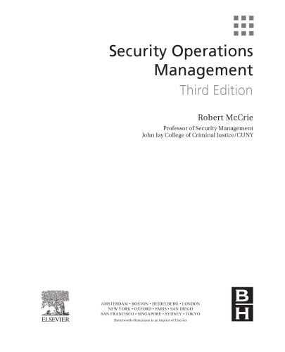 Security Operations Management